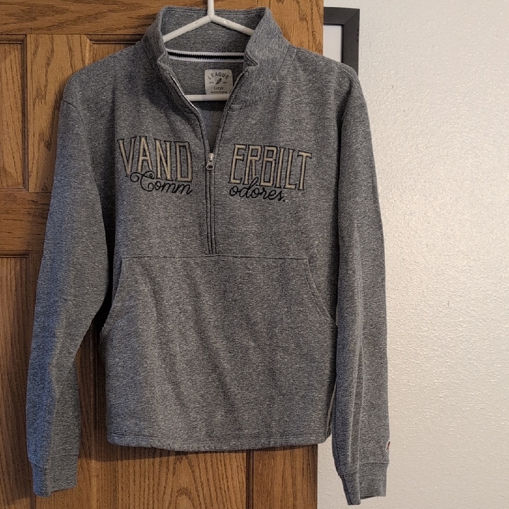 Women's Gray Vanderbilt Zip-Up Sweatshirt
